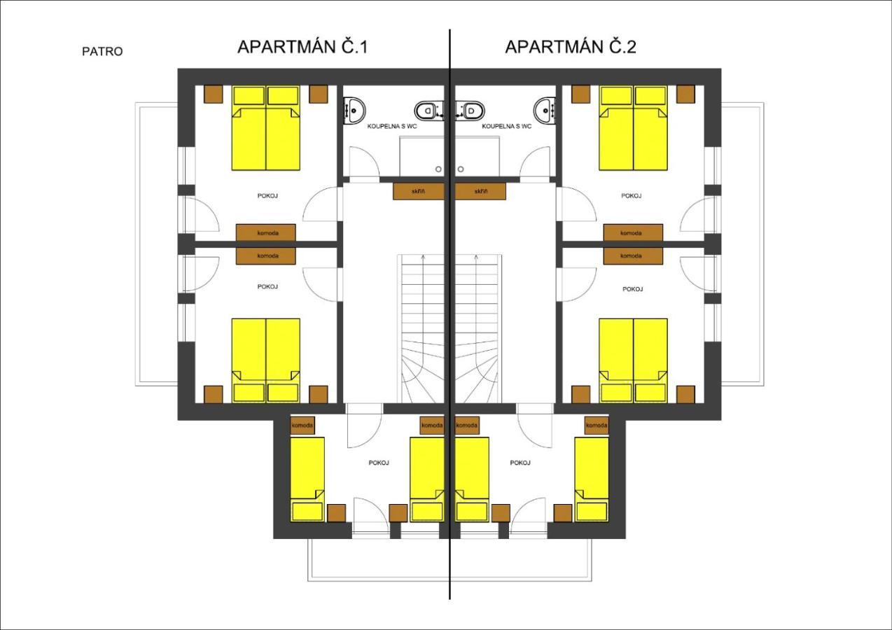 Apartmany Fiserka Рокитніце-над-Їзероу Екстер'єр фото